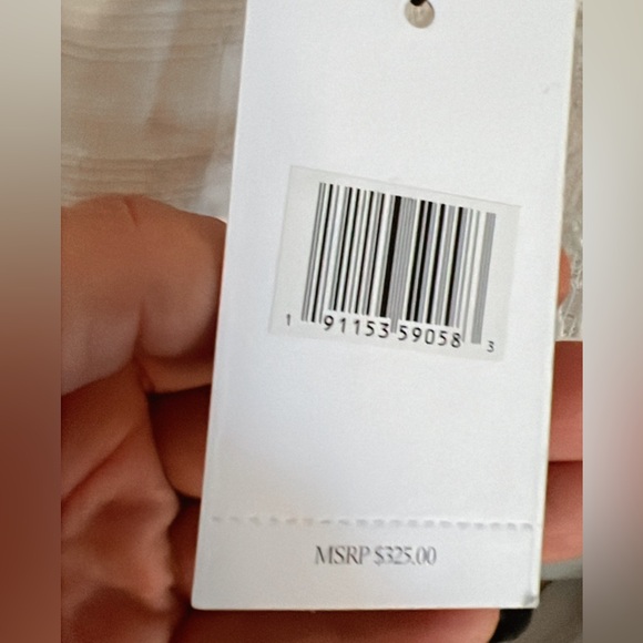 NWT Jason Wu Lace Bomber Jacket White Cropped Floral Zip Up DesignerMSRP $325 - Picture 9 of 9